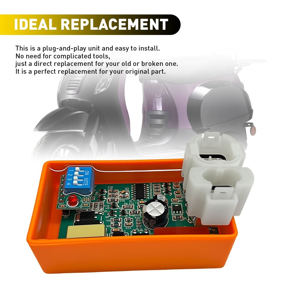 6Pin Adjustable DC CDI Box Replacement For GY6 50cc 125cc 150cc Engine Universal