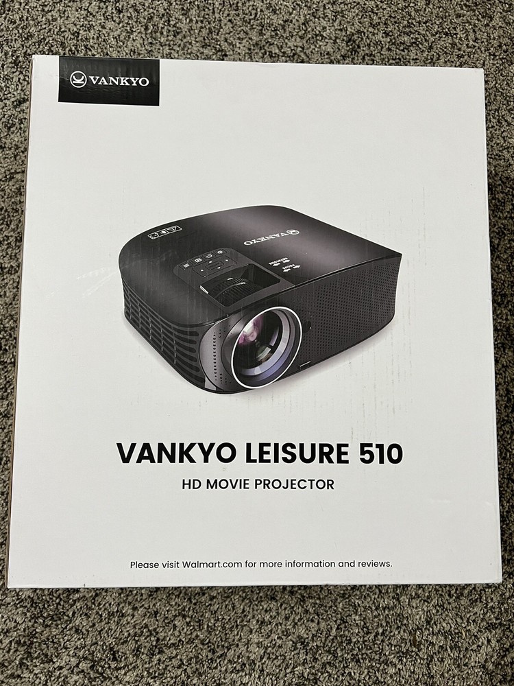 Vankyo - Leisure 510 HD 720P Projector - BLACK