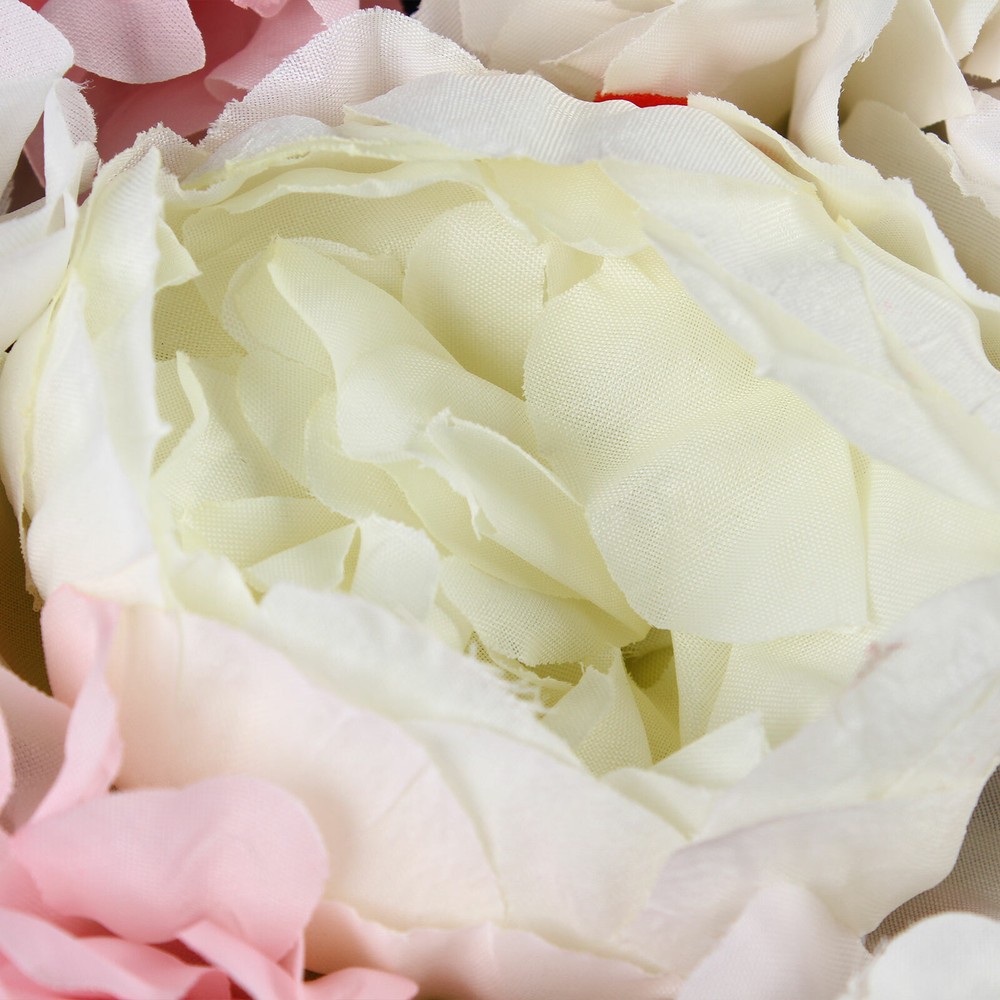 6X Artificial Flower Wall Panel Rose Hydrangea Wedding Party Venue Decor