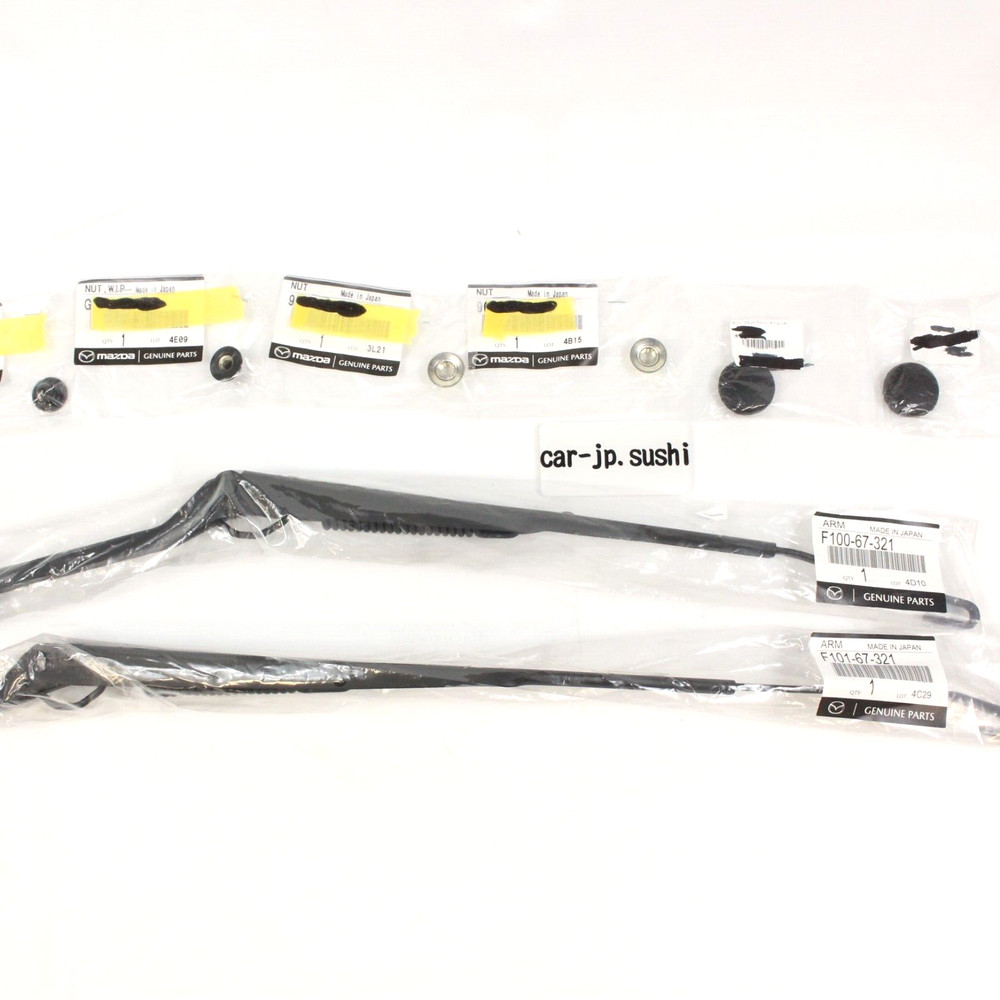 MAZDA Genuine RX-7 FD3S RHD Nut & Cap & SET Front Window Windshield Wiper Arm