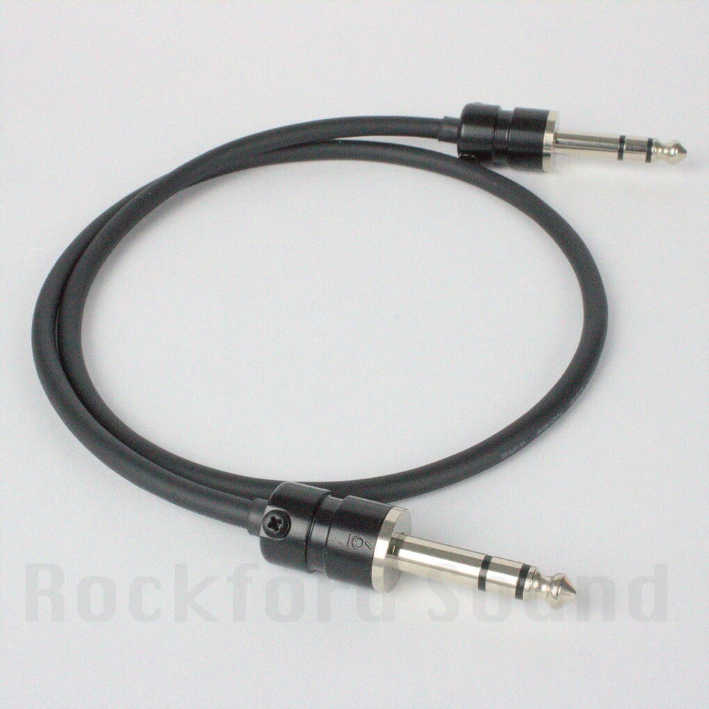 Mogami W2552 Balanced TRS Patch Cable, Squareplugs SPS6-S, Black