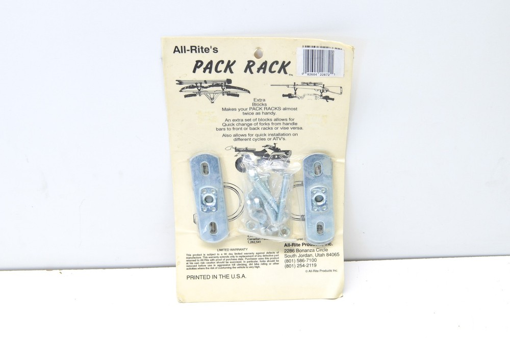 All Rite EB2F Flat Mount Blocks Replacement Kit NOS