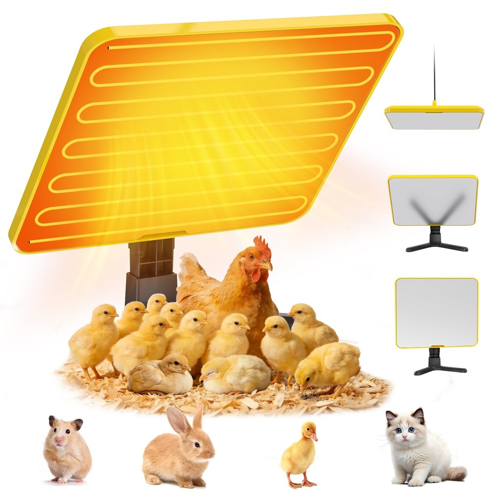 Lobeline Chick Brooder Heater Plate, UL Certified Radiant Heat Panel with Sma...