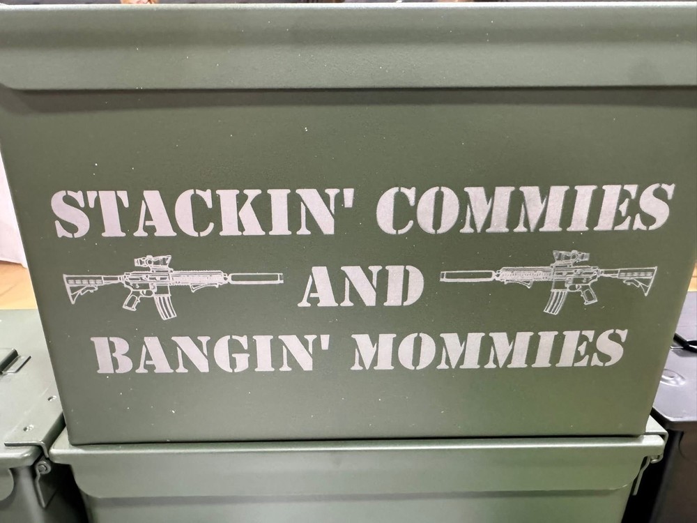 CUSTOMZIED LASER ENGRAVED AMMO BOX
