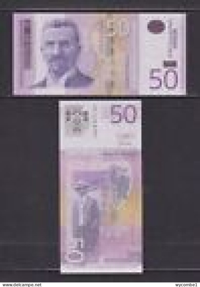 SERBIA - 2014 50 Dinara UNC