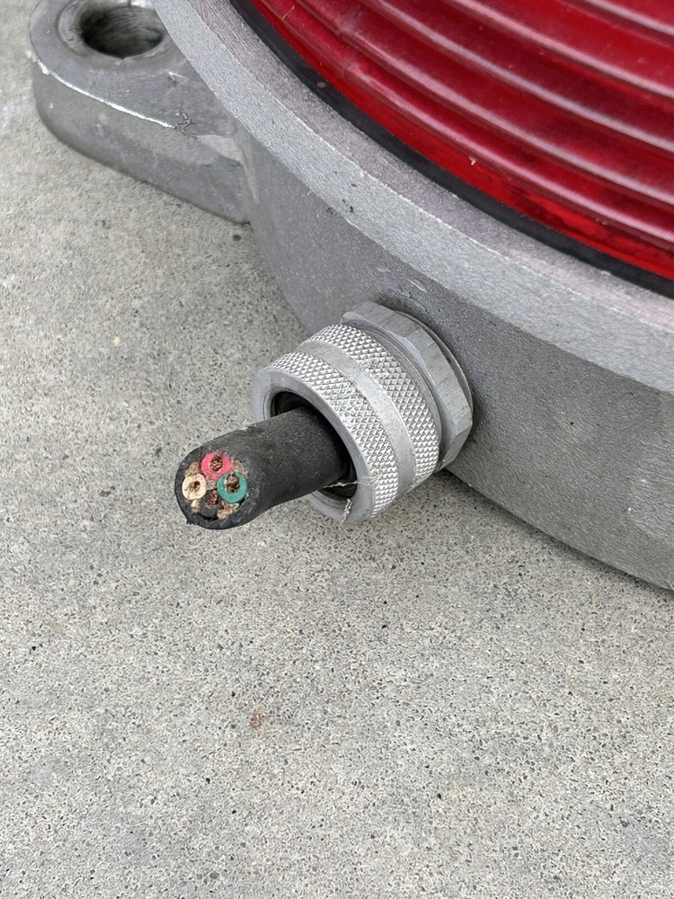 Vintage Glass, Dock Light, Ship Beacon, Can Ship Freight