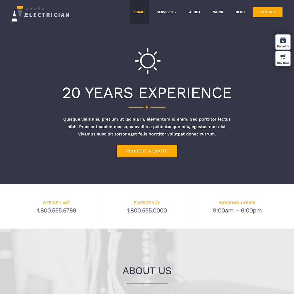 ⚡ Electrician Website Design for Sale with Free VPS Web Hosting ⚡