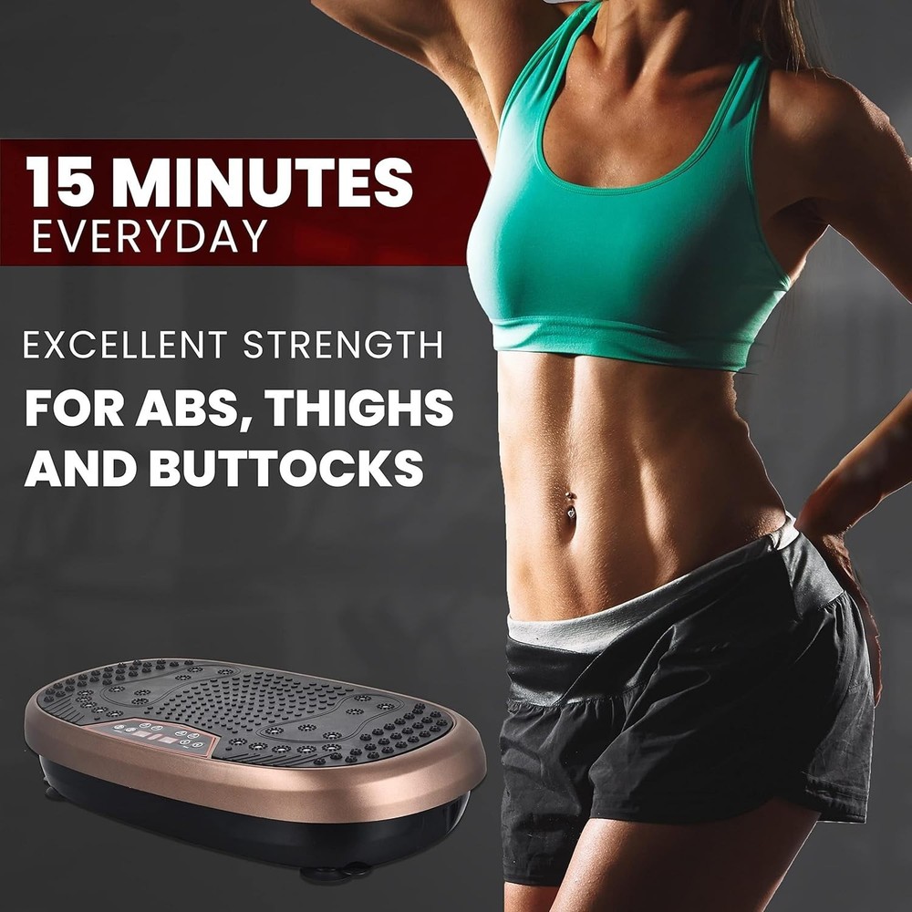 EILISON Fitmax 3D XL Vibration Plate Exercise Machine - Whole Body Workout Vibra