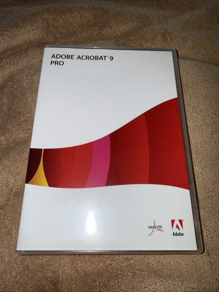 Adobe Acrobat 9 Pro for Windows w/ Serial Number