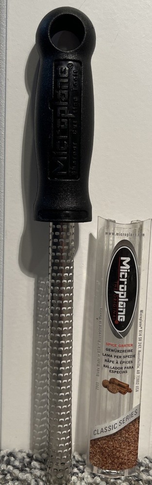 Microplane Premium Classic Spice Grater - Black # 614 SR 247 Great Kitchen Tool