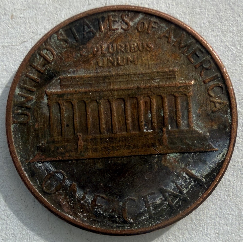 1980 D Memorial Penny Obverse & Reverse Errors (#390)