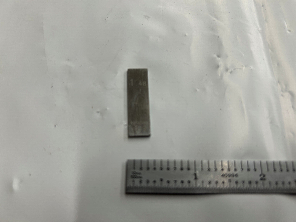 1.48mm Mitutoyo Steel Rectangular Gauge Gage Block