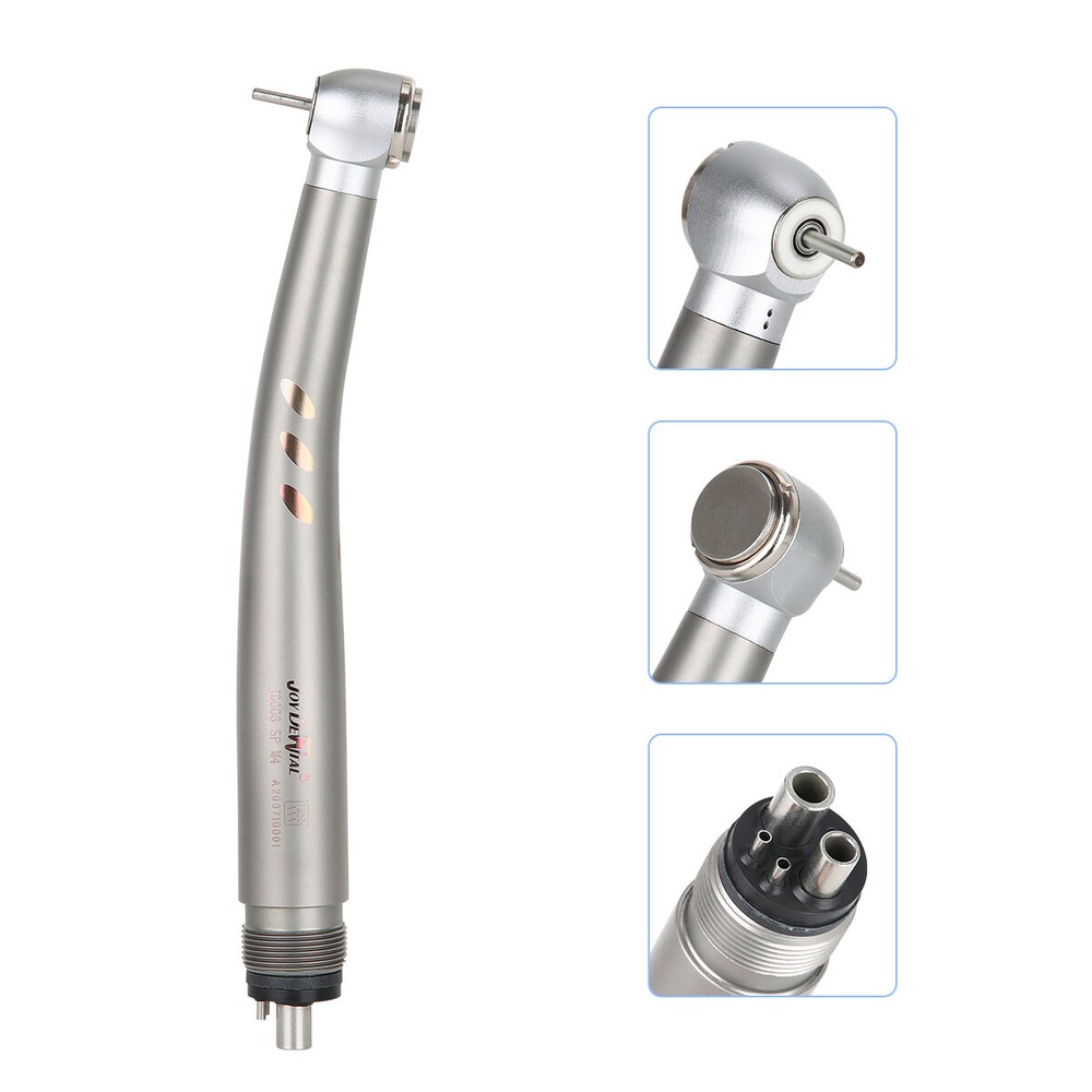 Dental LED High Speed Handpiece 4Hole E-Generator Shadowless Push