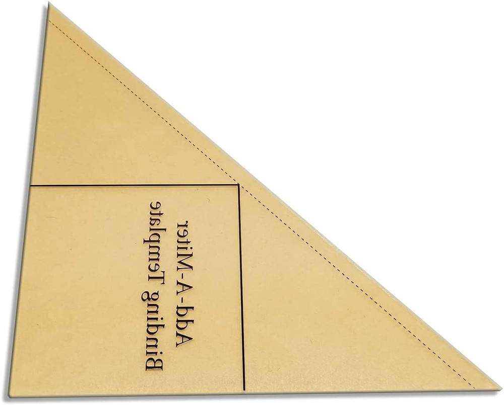 Add-A-Miter Binding Quilting Ruler and Template #RL-AAM