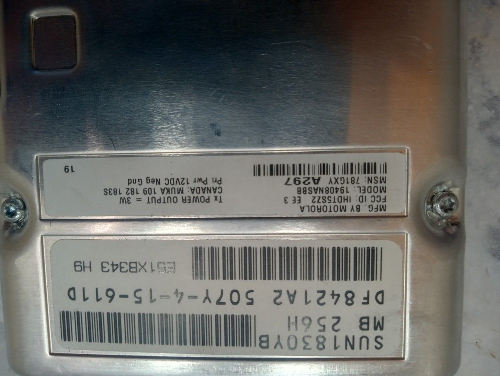 motorola onstar module 19408NASBB