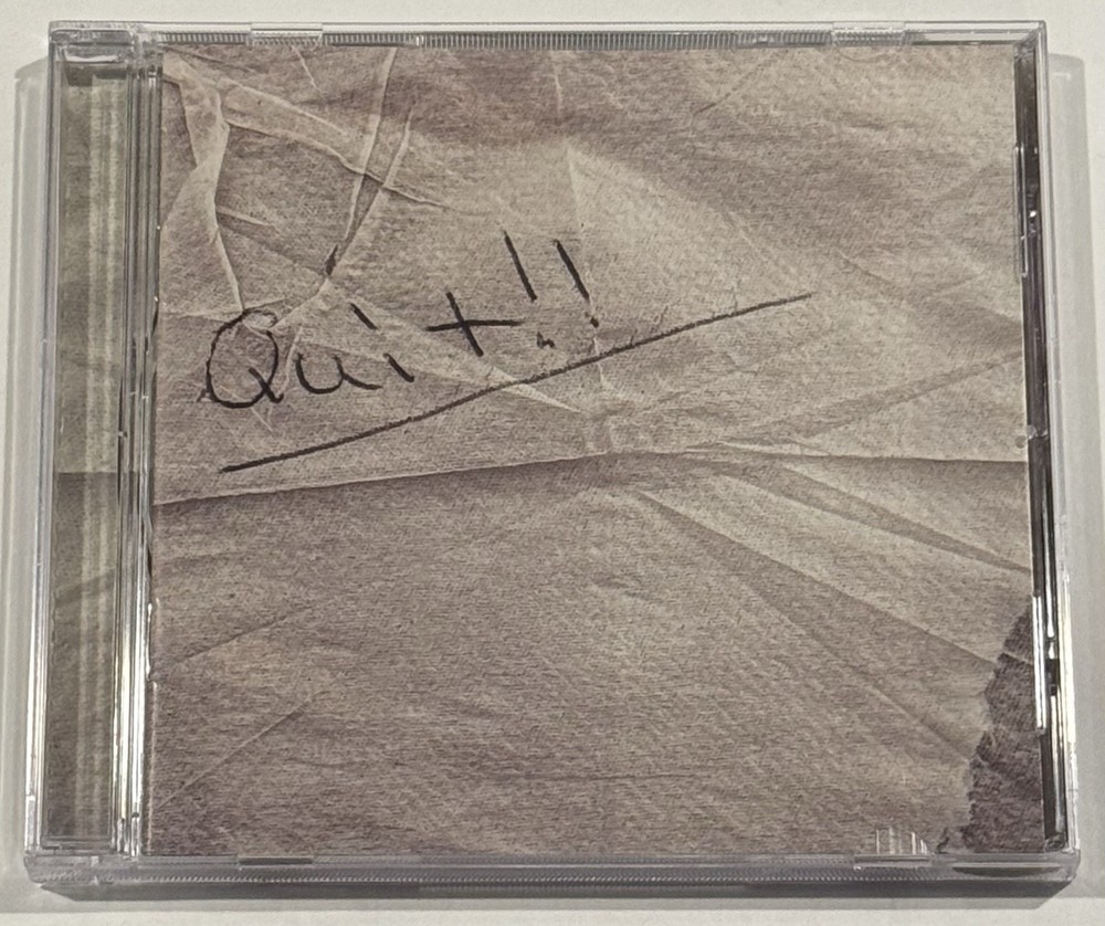 Hardy Autographed Quit!! CD Insert Art Card Signed Edition CD