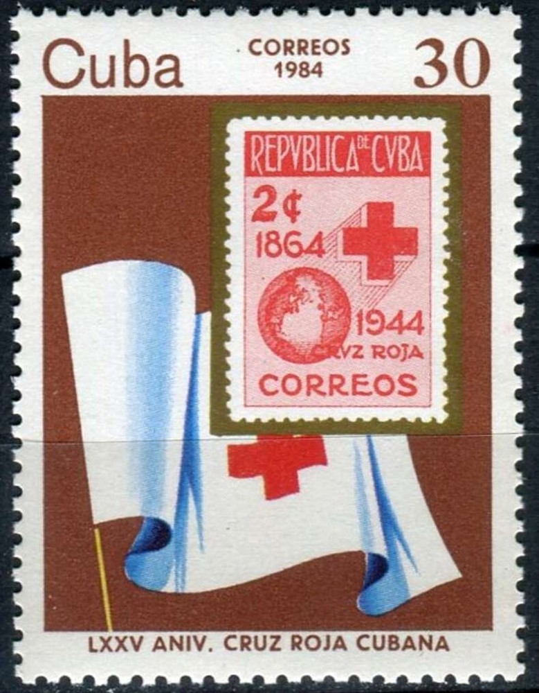 sCUBA Sc# 2685  RED CROSS   1984  MNH