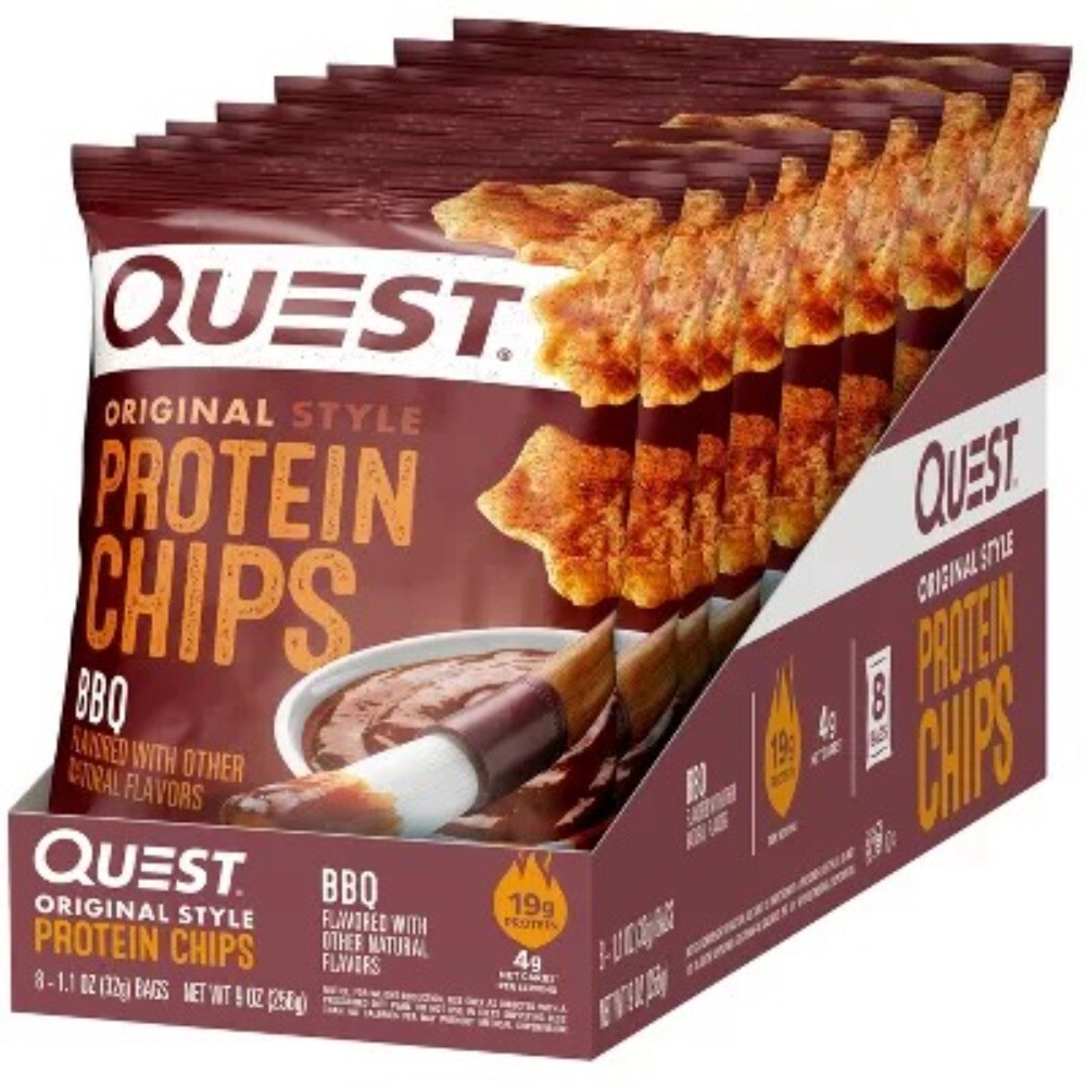 Quest Nutrition Protein Chips - BBQ Bag Capacity 8ct