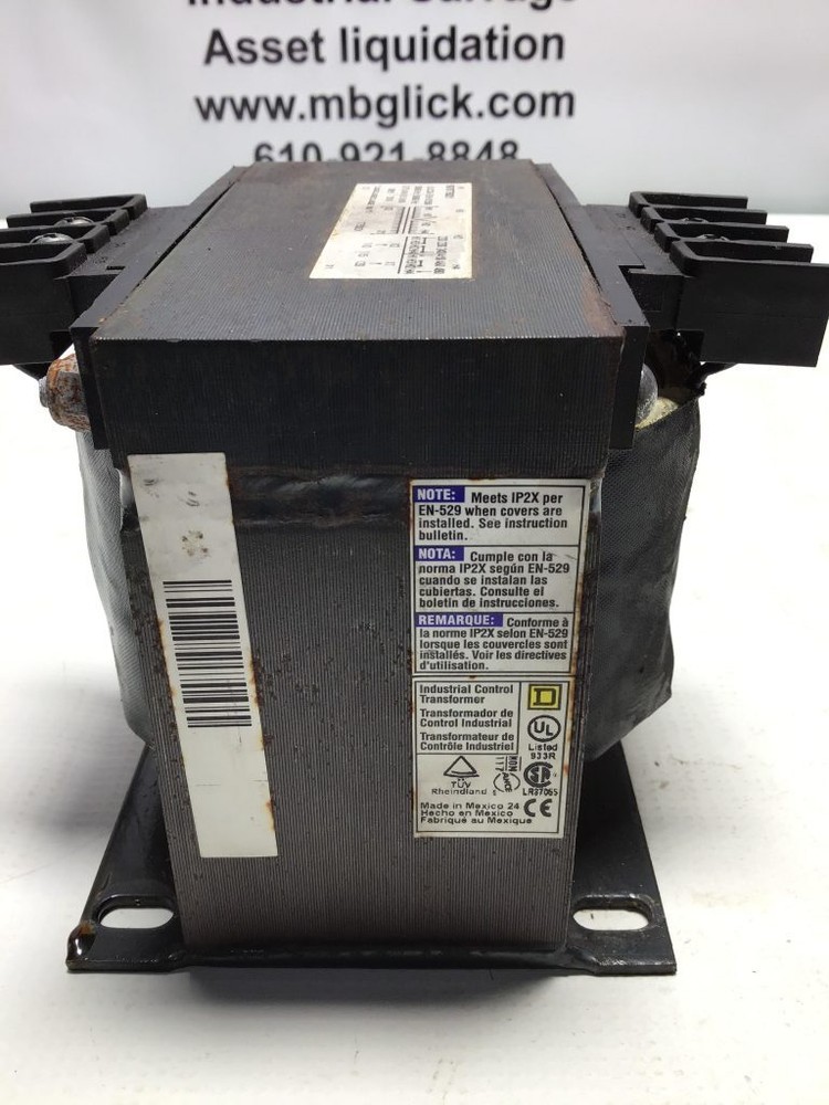Square D Industrial Control Transformer; 9070T750D1