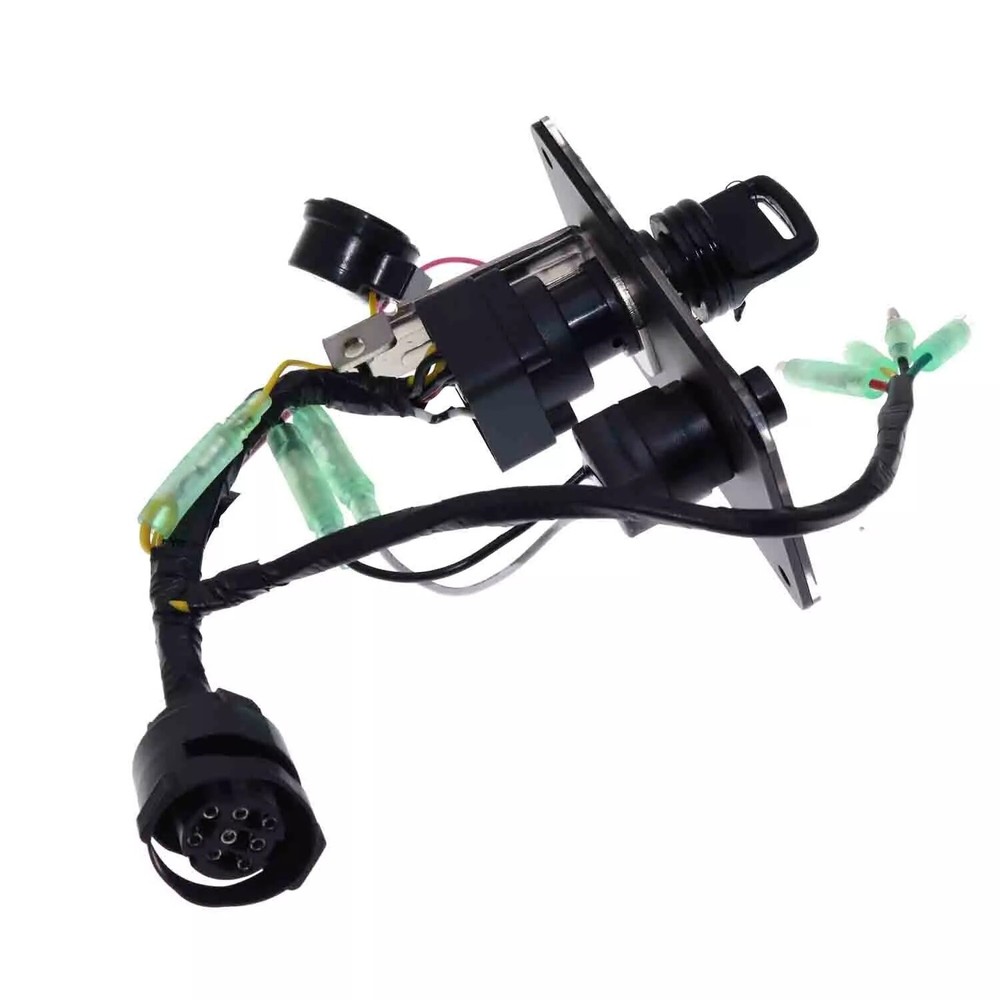 NEW Outboard Single Engine Key Switch Assembly Panel Fits Yamaha 704-82570-12-00