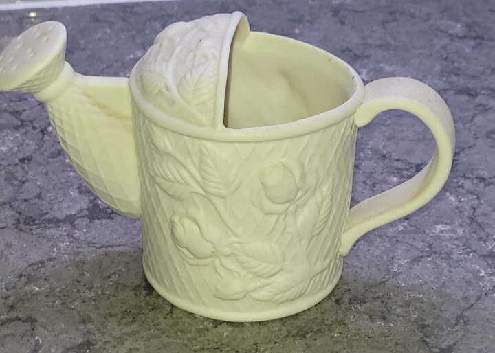 Vintage Ceramic Watering Can 4.5 Floral & Graphic Design