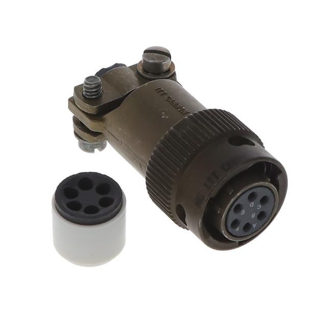 ITT Cannon KPT06F10-6S 6 Position Circular Connector Plug Military Spec
