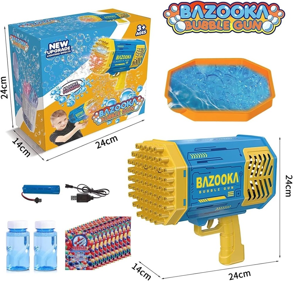 Fun Bubble Gun Toy with Thousands Bubbles