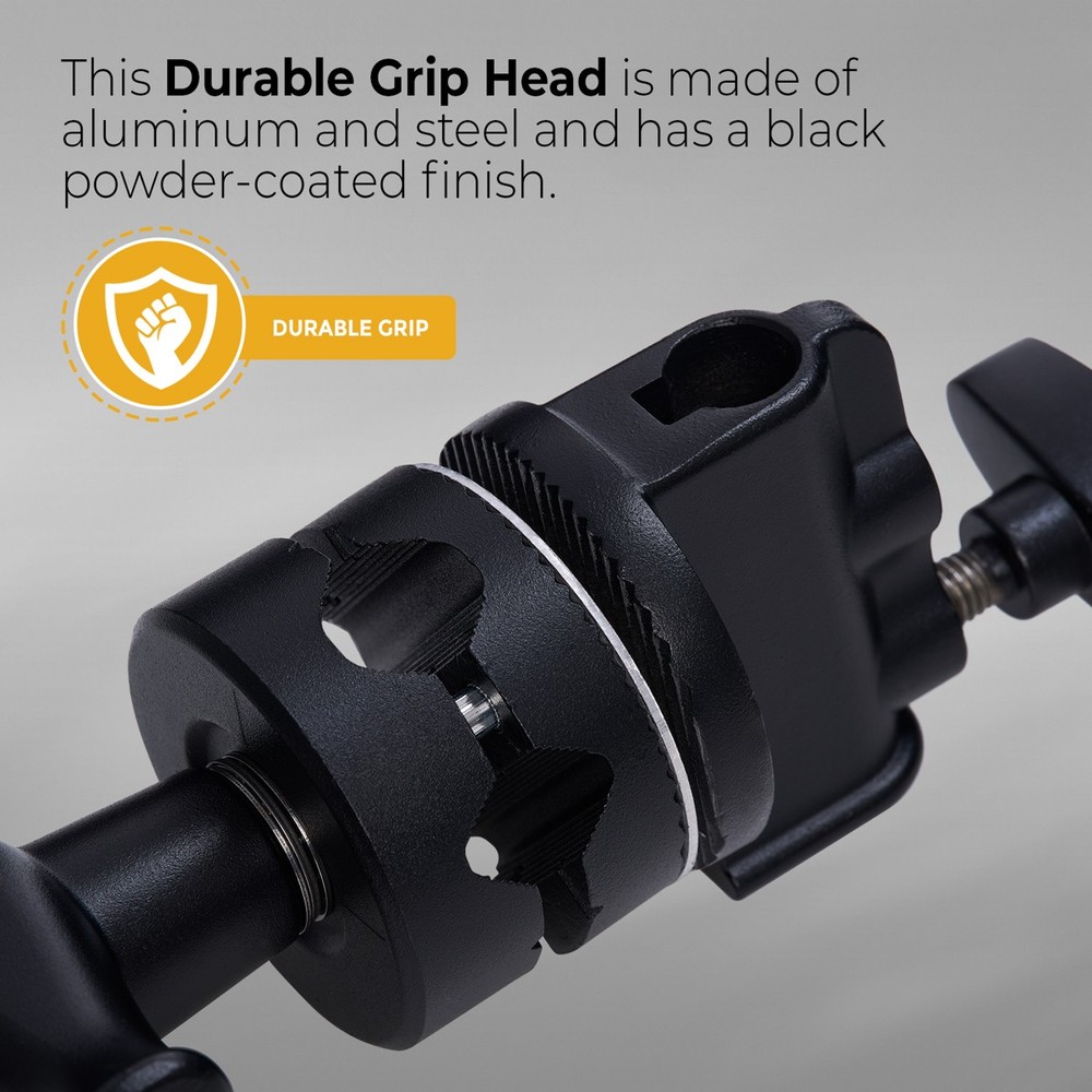 Flashpoint Grip Head for Lights and Accessories, Black