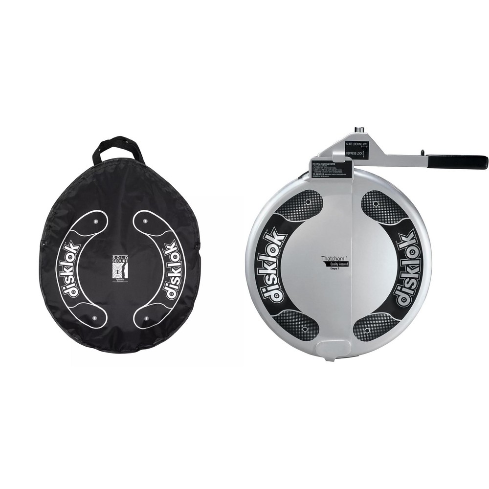 Disklok Medium Steering Wheel Lock with Storage Bag