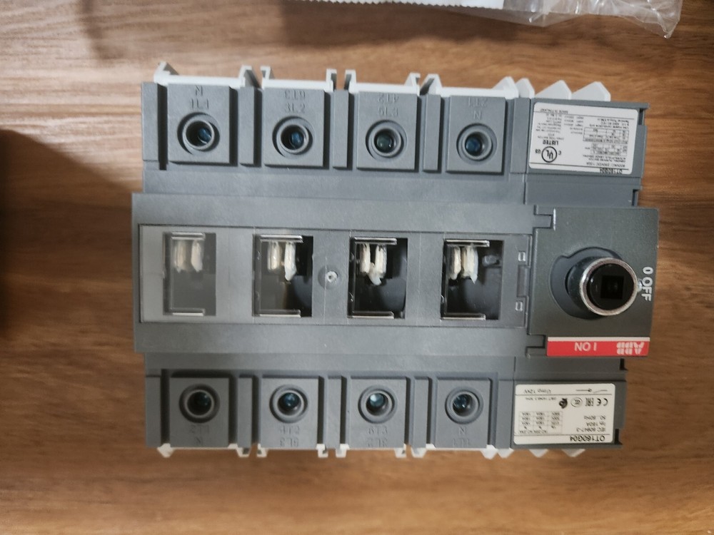ABB 4P Pole Base Mounting Isolator Switch-160A Maximum Current,132kW PowerRating