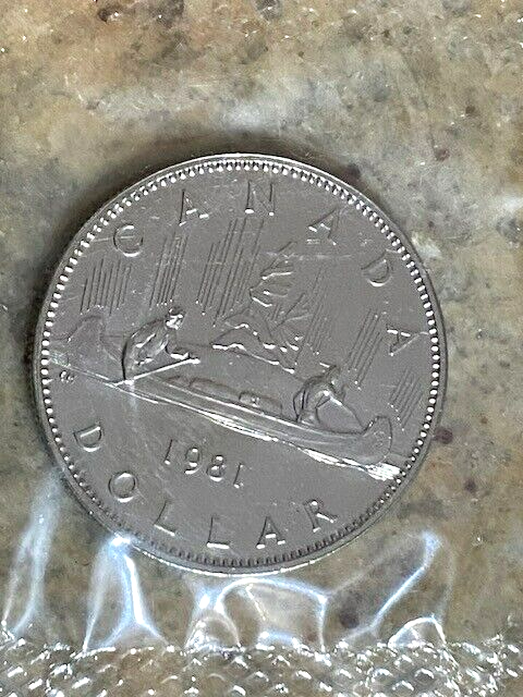 1981 CANADA UNCIRCULATED 6 COINS MINT SET, ENVELOPE AND COA