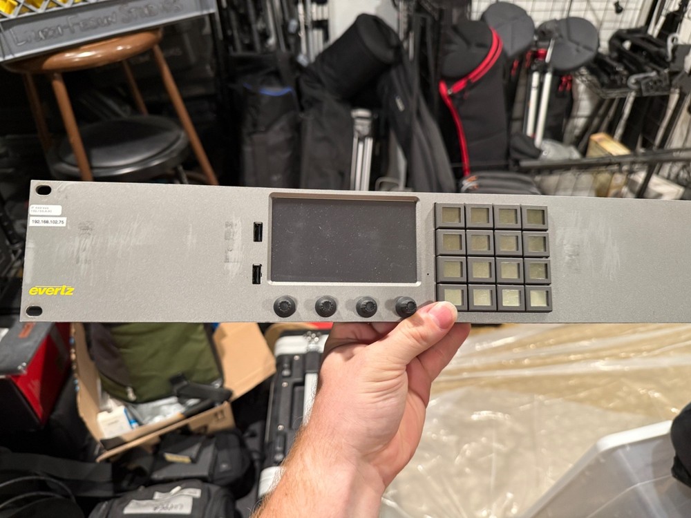 Evertz CP-2116E 2RU Full Width Advanced System Control Panel