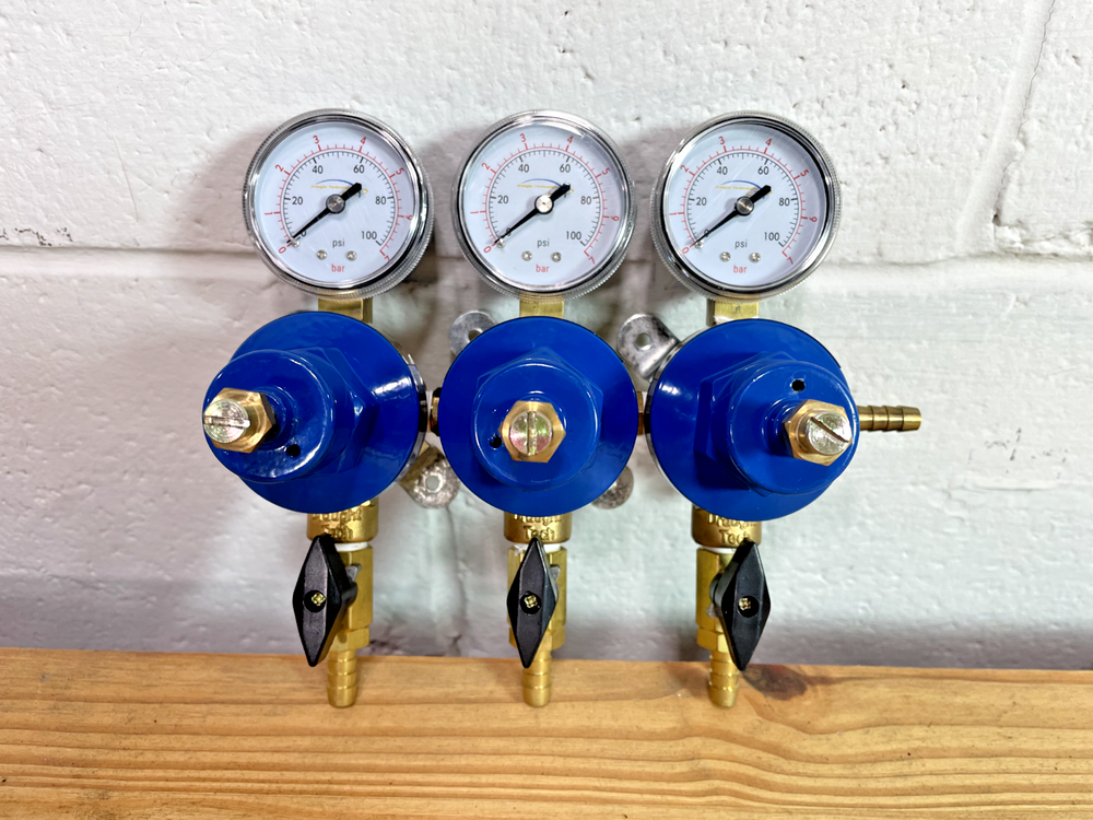 DTR1133 Set of 3 Draft Beer Co2 Regulators