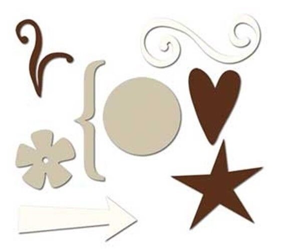 Queen & Co Bold Sequins 100 Per Package, Brown