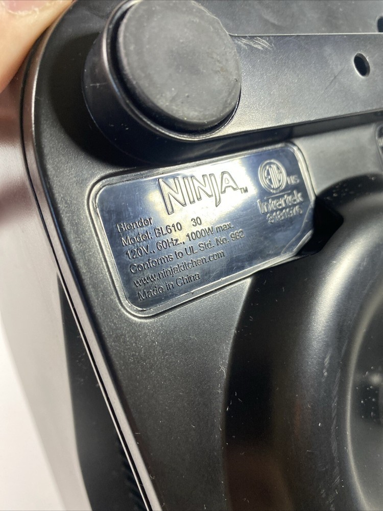 Ninja 1000W Professional Blender BL610 BASE ONLY Tested Black