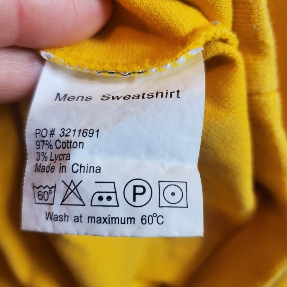 IKEA Employee Sweatshirt Sweater V Neck Pullover Yellow