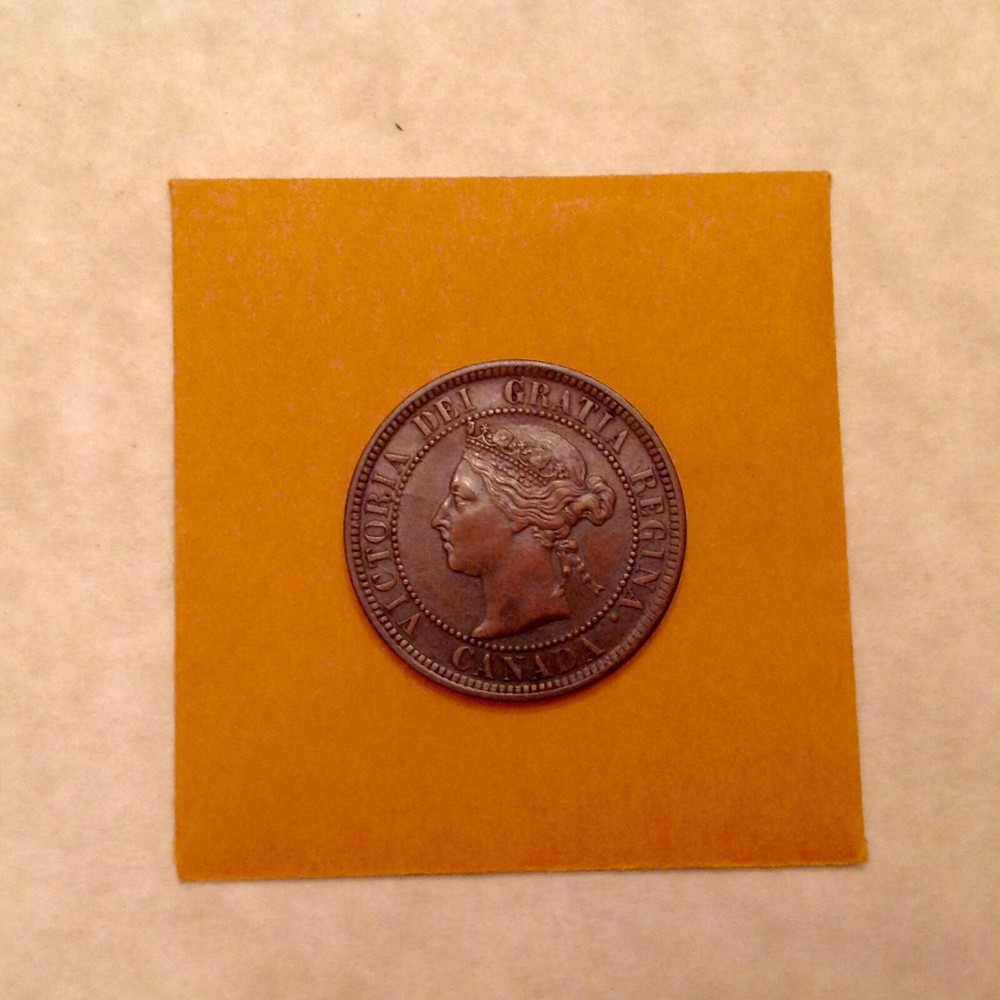 - Canada 1884 One (1) Large Cent Victoria
