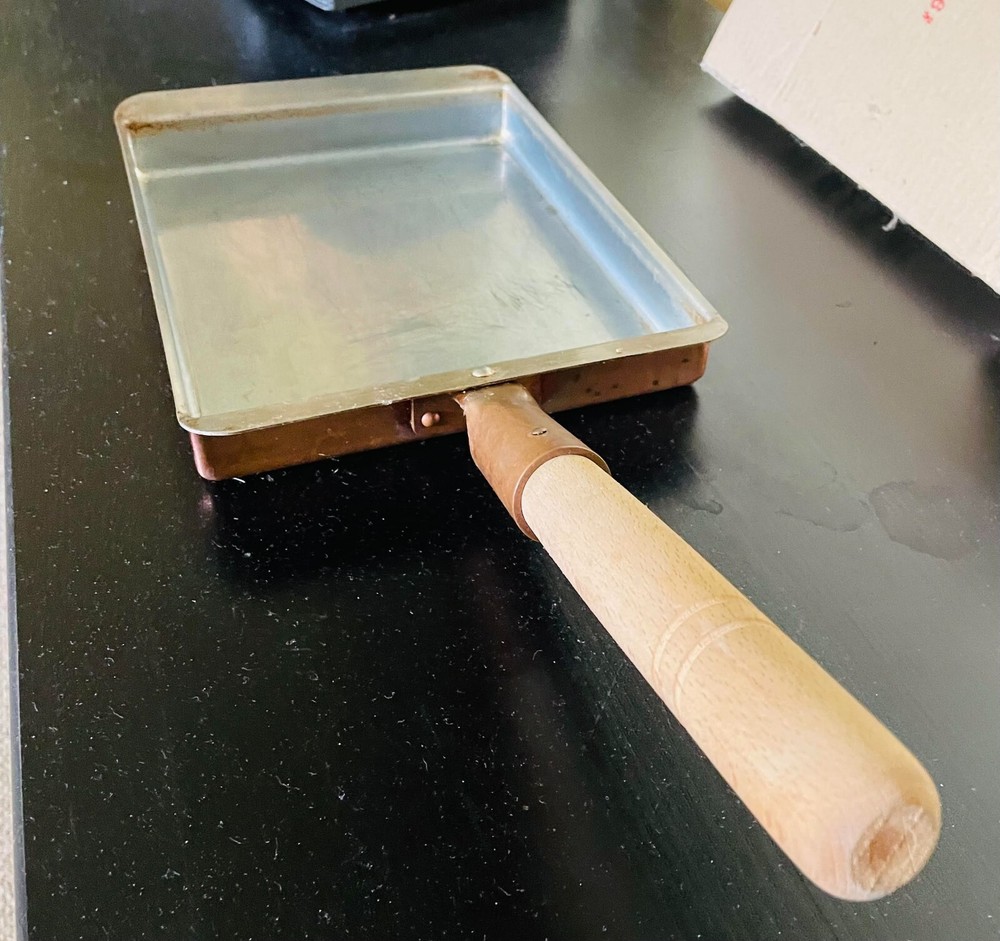 Japanese Tamago Pan, Copper, Used