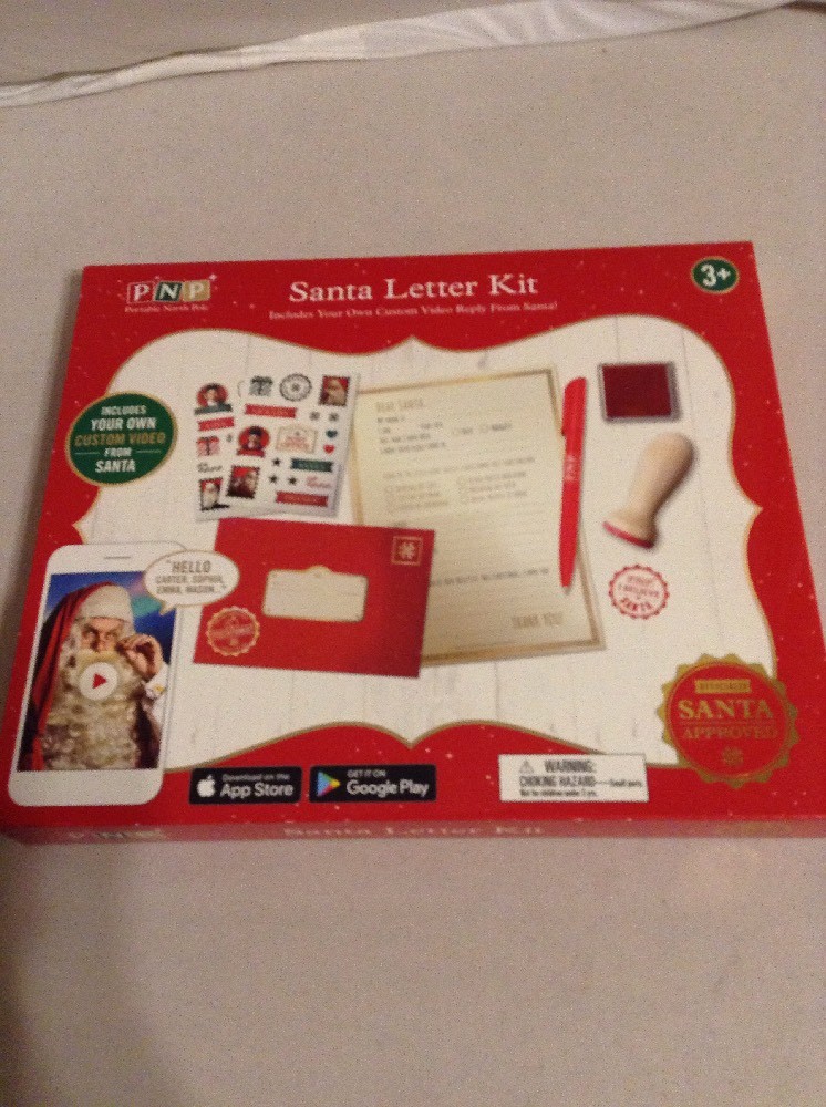 Santa Letter Kit Ages 3+ Includes Custom Video Reply From Santa!