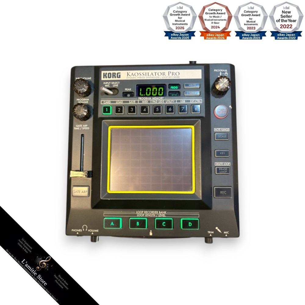 Korg Kaossilator Pro Sampler Sequencer Loop Recorder MIDI USB Pad KO-1PRO Japan
