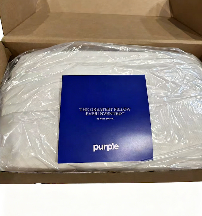 Purple Harmony Pillow Standard Medium (Open Box)