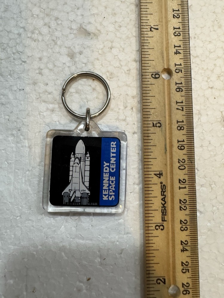Vintage Kennedy Space Center- Space Shuttle Keychain