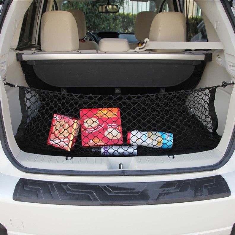 Fit Oldsmobile Rear Trunk Envelope Cargo Net Elastic Mesh Storage with Mount Kit