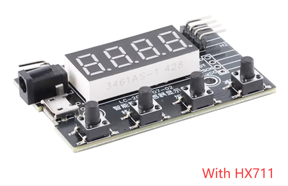 HX711 Load Cell Weight Pressure Sensor /w LED Display 24-bit Electronic Scale