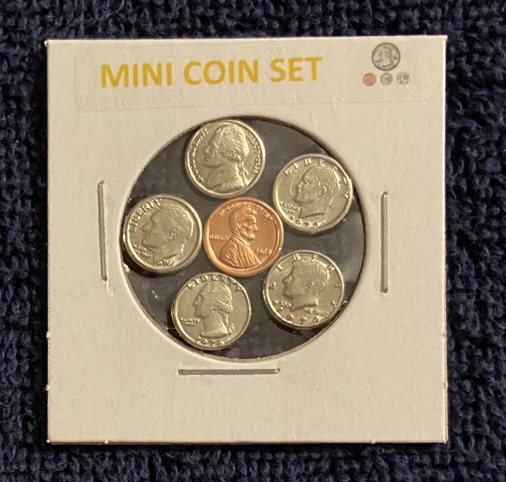 "MODERN COIN SET" - MINI U.S. COINS SET IN HOLDER