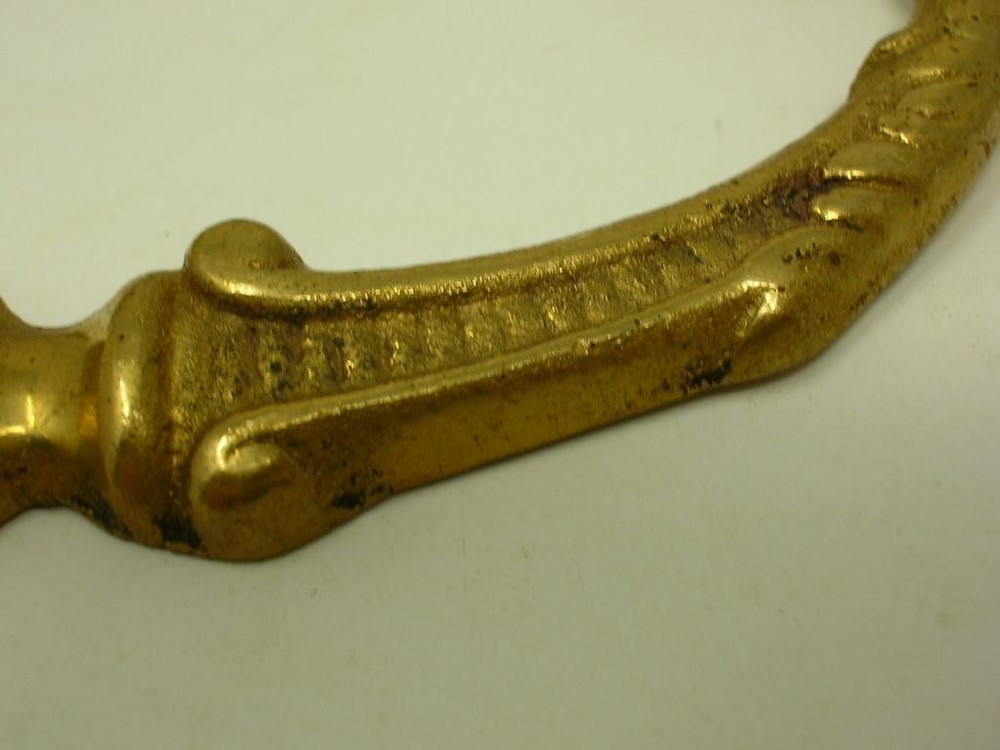 Set of 4 Vintage Cast Brass Drop Handle Drawer Pulls – Architectural Hardware