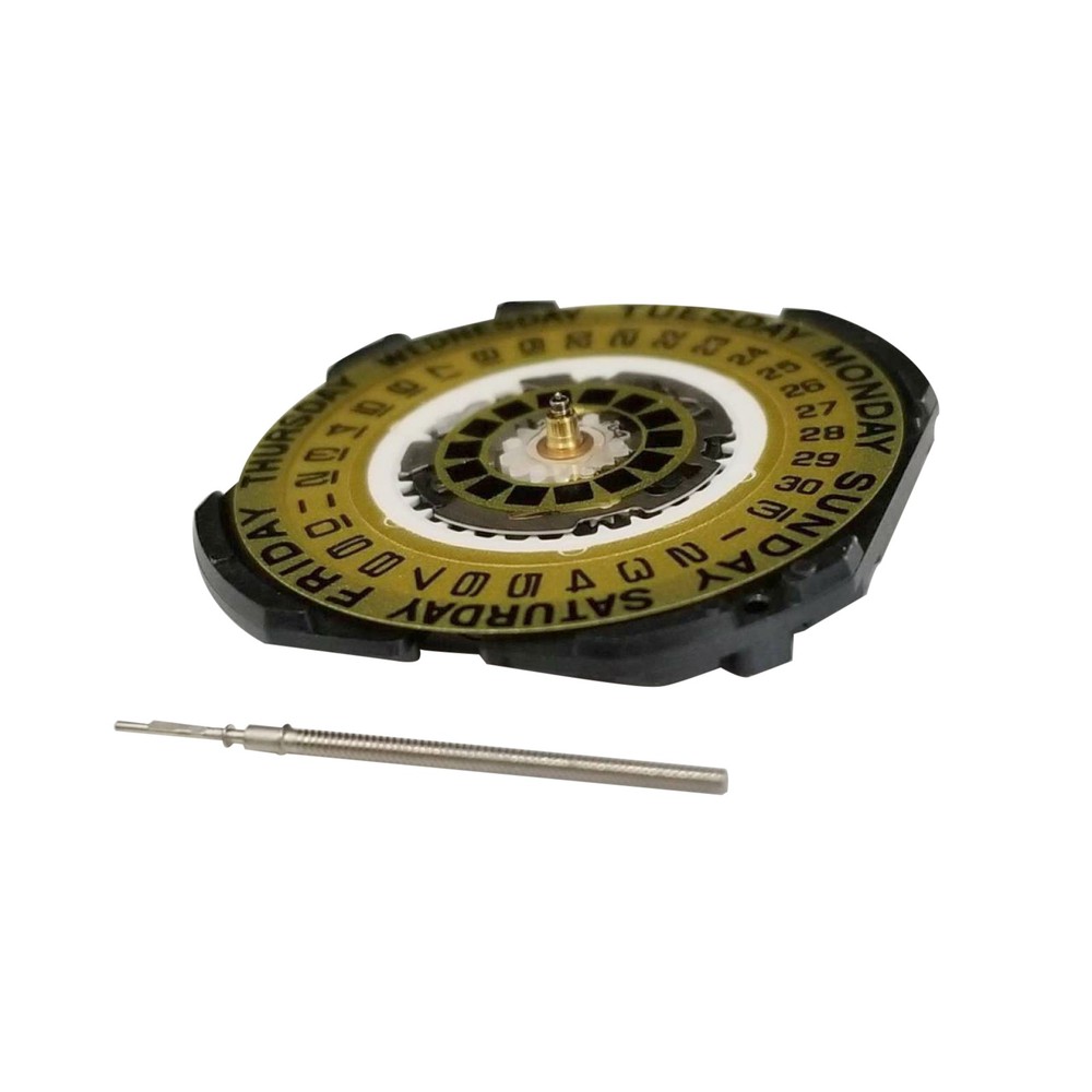 3 Hands With Date & Day Quartz Watch Replacement Movement For VX44E 11½ ‴ a