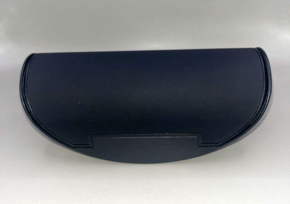 Armani Exchange Black Hard Shell Eyeglass Case AX Logo Clamshell Protector