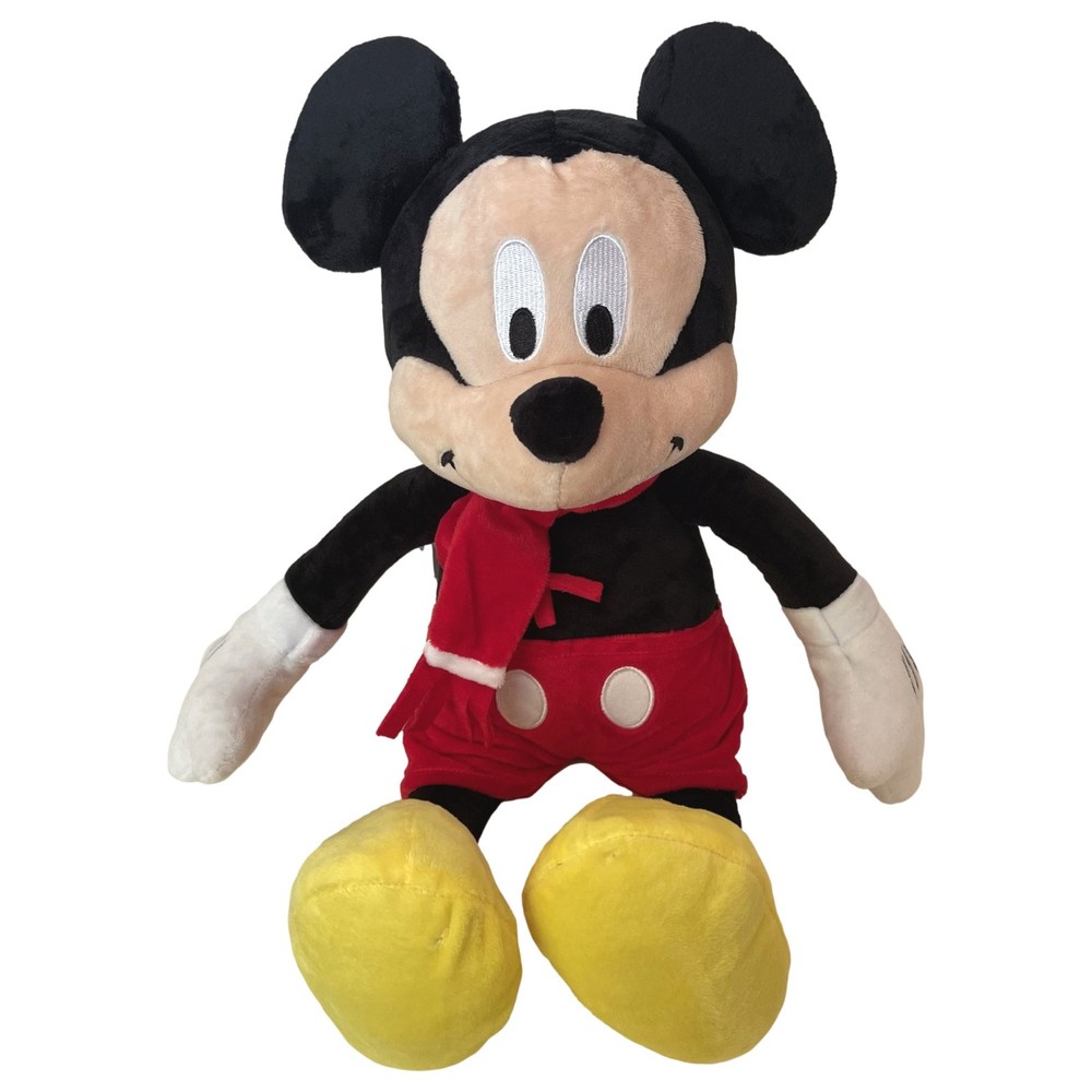 Mickey Mouse Throw Blanket & Plush 19" Mickey Pillow Pal, 2 Pc Cuddle Buddy Set