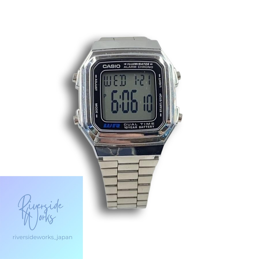 CASIO Quartz Watch Digital Stainless SLV SLV